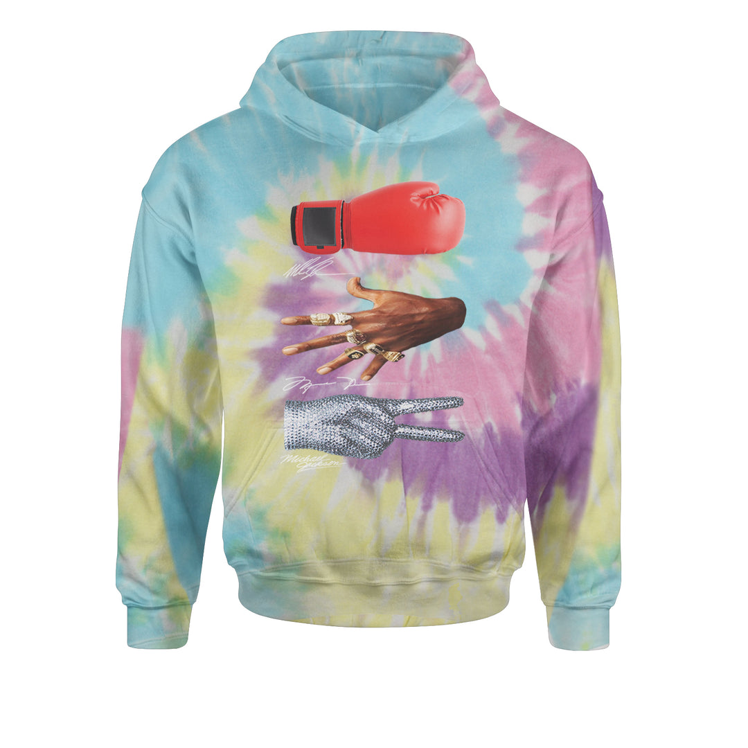 Tyson Jordan Jackson Iconic Michaels Youth-Sized Hoodie Tie-Dye Jelly Bean