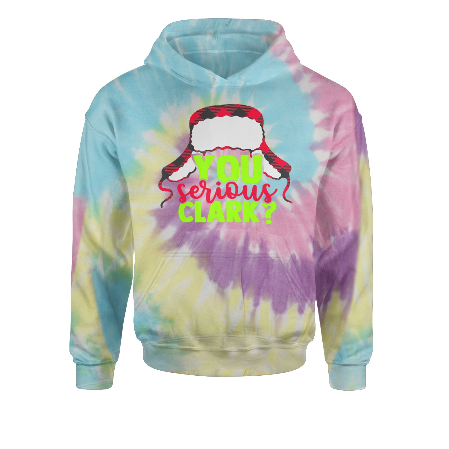 You Serious Clark? GriswoldYouth-Sized Hoodie Tie-Dye Jelly Bean