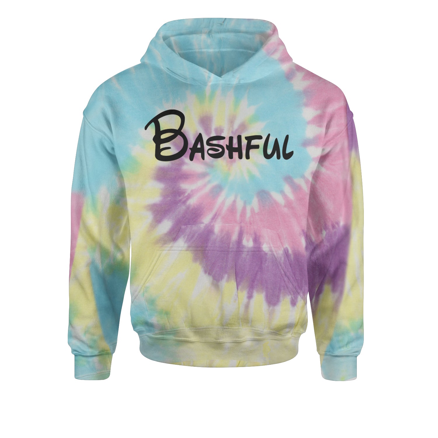 Bashful - 7 Dwarfs Costume Youth-Sized Hoodie Tie-Dye Jelly Bean