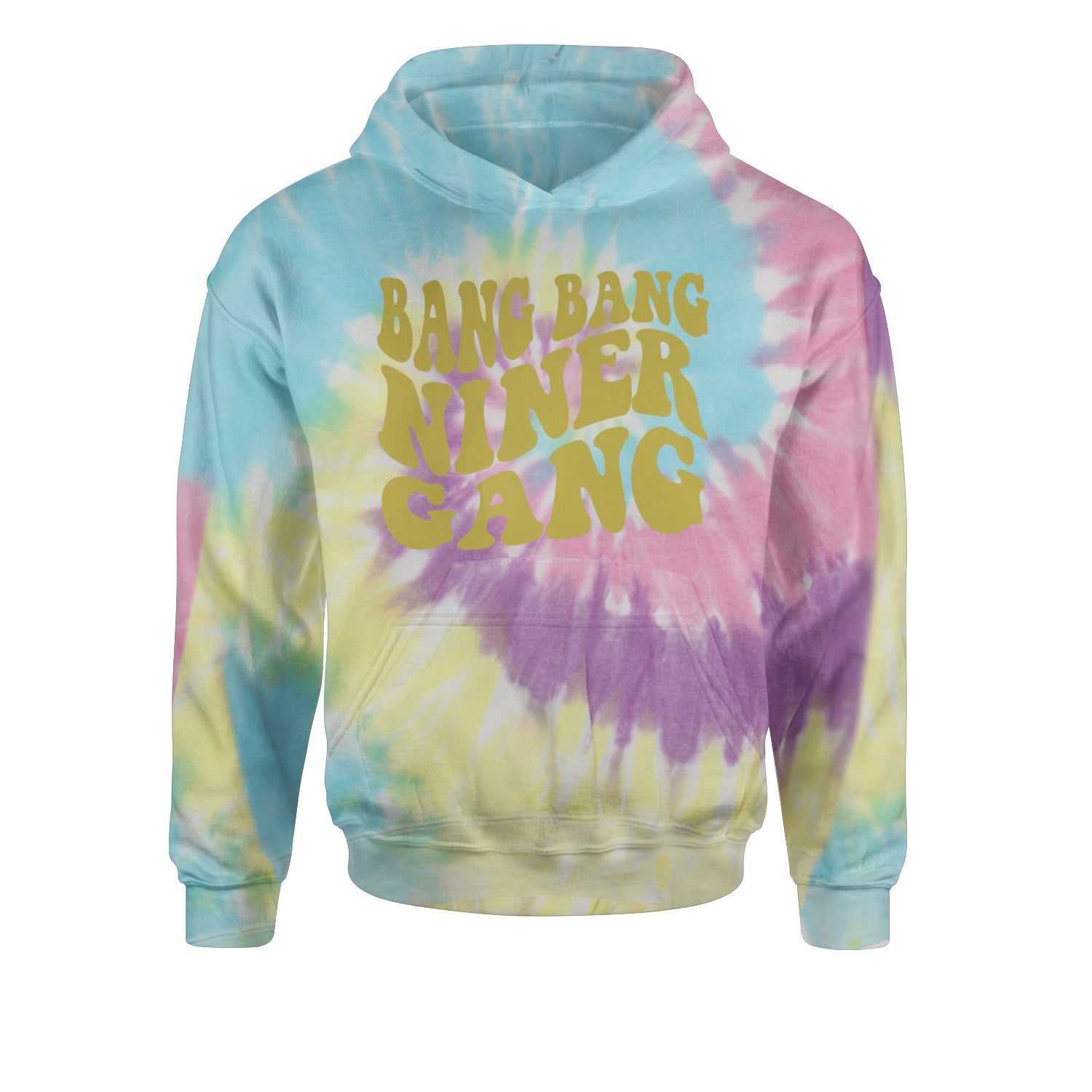 WAVE Bang Bang Nin-r Gang San Francisco Youth-Sized Hoodie Tie-Dye Jelly Bean