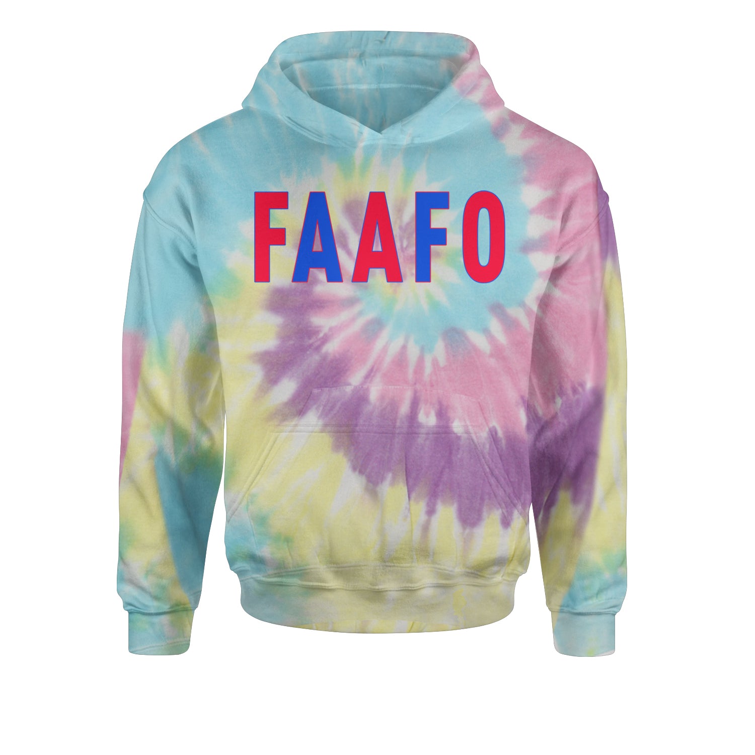 FAAFO Olympic Team USA Shirt Youth-Sized Hoodie Tie-Dye Jelly Bean