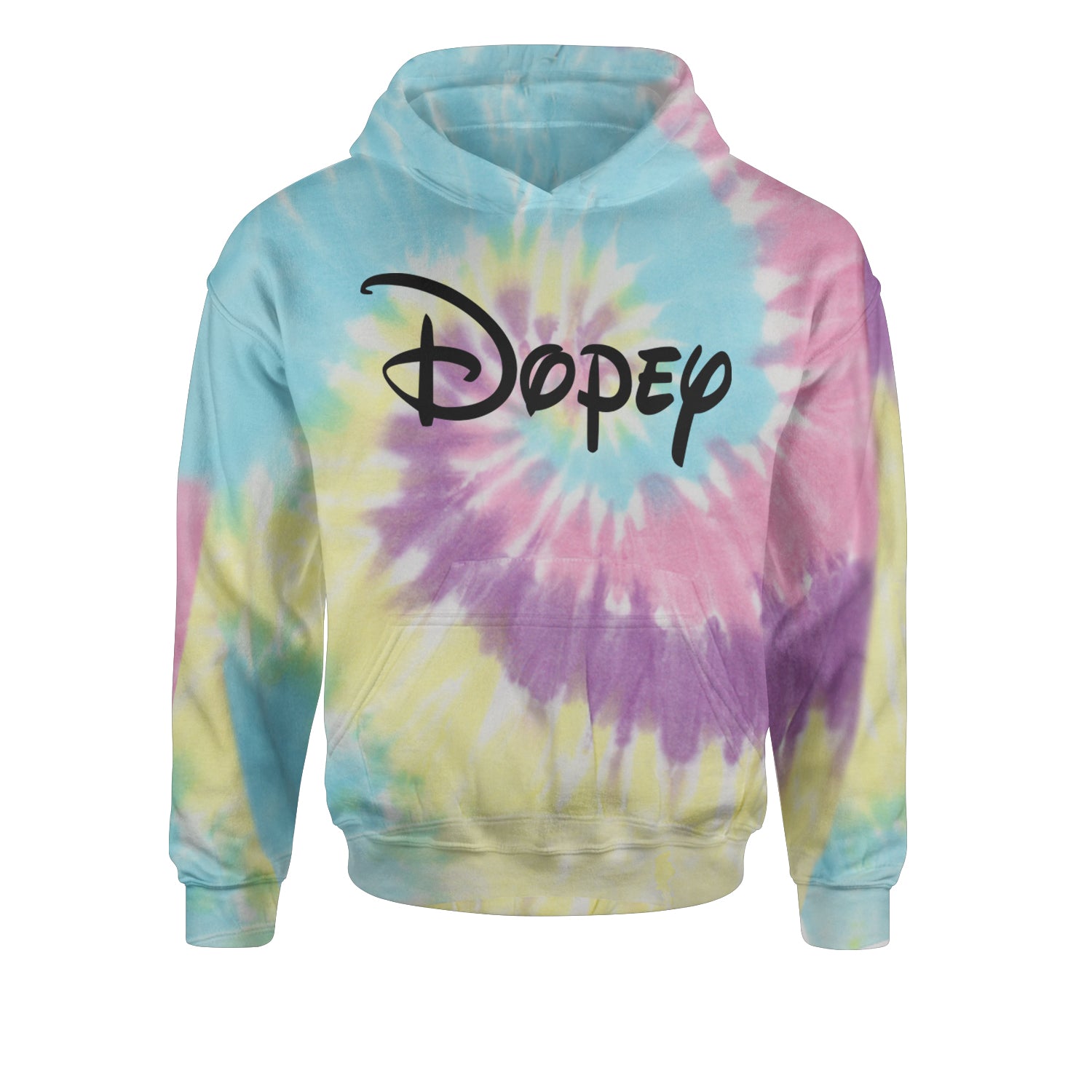 Dopey - 7 Dwarfs Costume Youth-Sized Hoodie Tie-Dye Jelly Bean