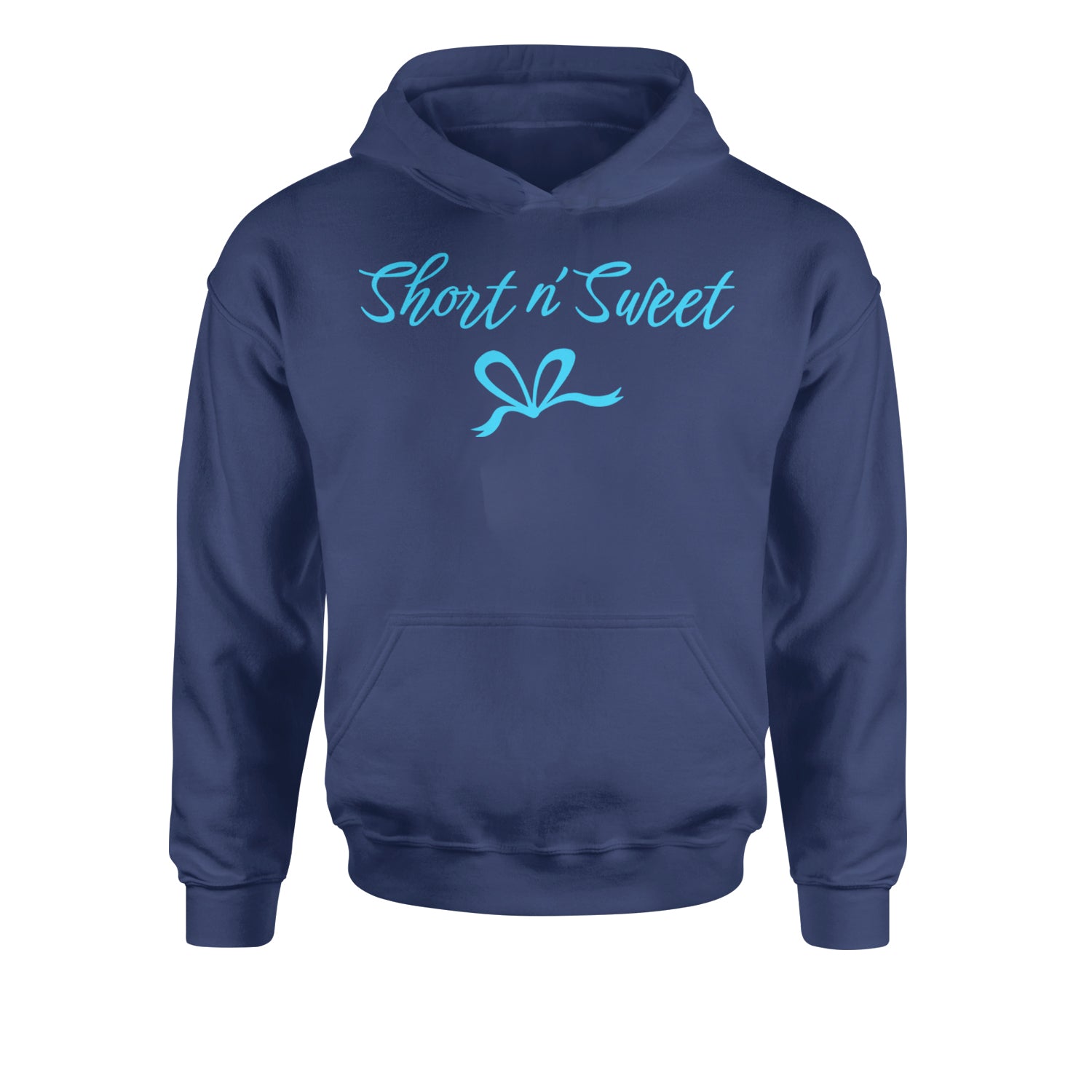 Bow Short N' Sweet MusicYouth-Sized Hoodie Navy Blue