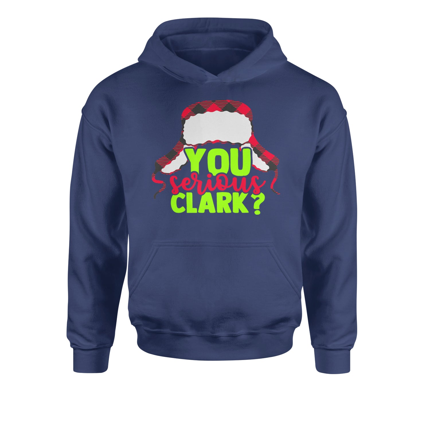 You Serious Clark? GriswoldYouth-Sized Hoodie Navy Blue