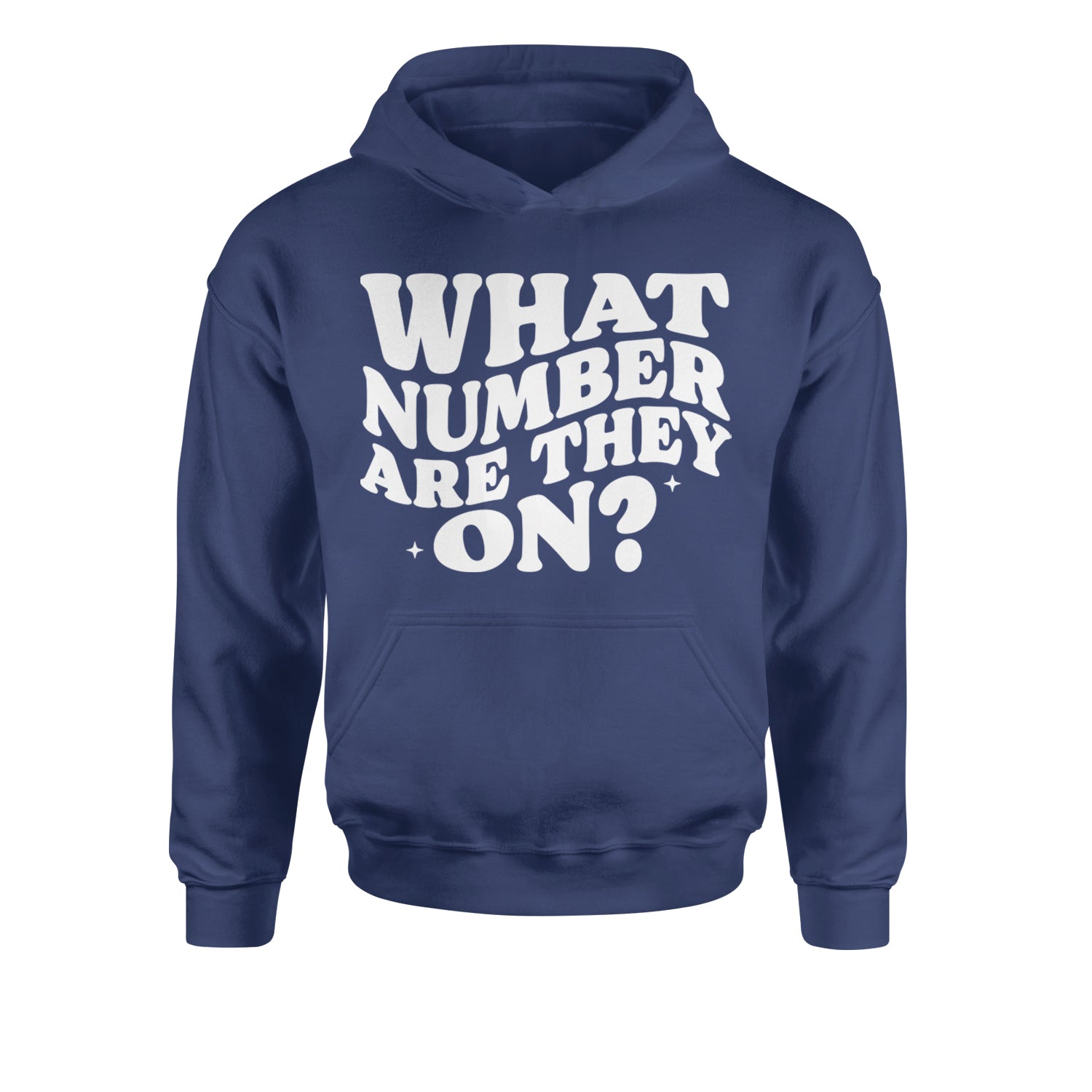 What Number Are They On Dance Youth-Sized Hoodie Navy Blue