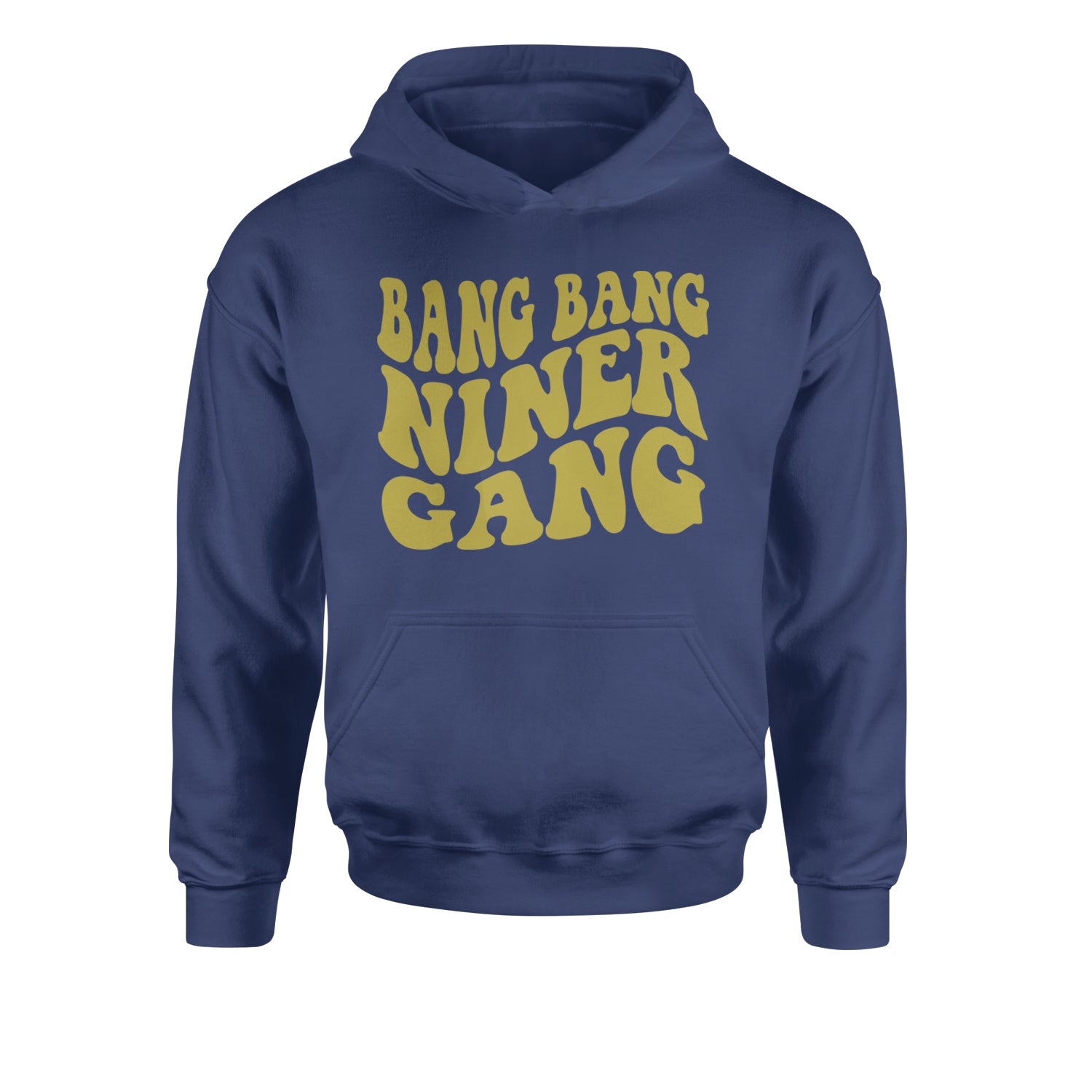 WAVE Bang Bang Nin-r Gang San Francisco Youth-Sized Hoodie Navy Blue