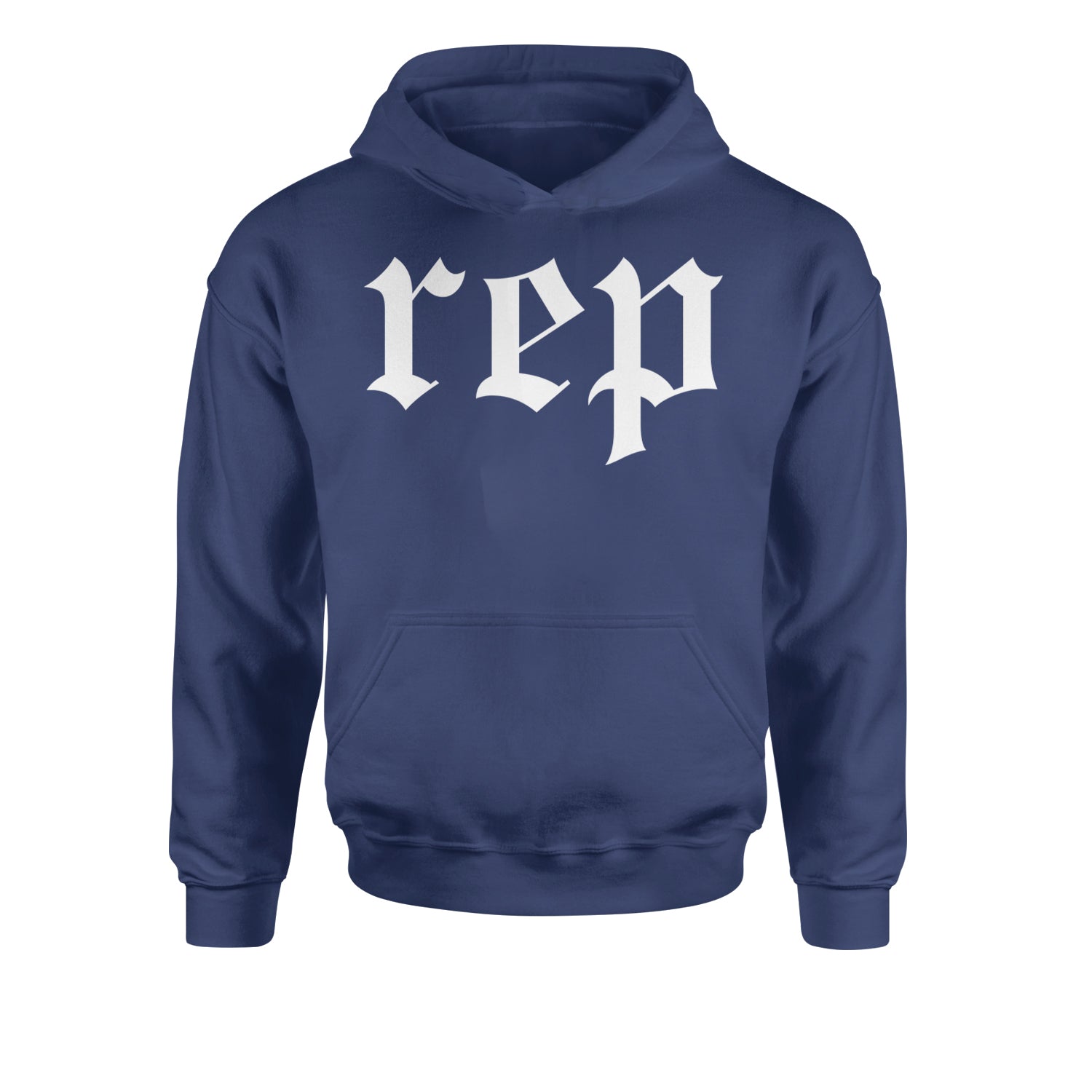 REP Reputation Eras Music Lover Gift Fan Favorite Youth-Sized Hoodie Navy Blue