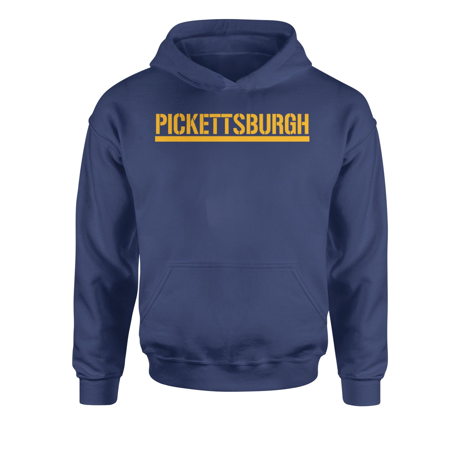 Pickettsburgh Pittsburgh Football Youth-Sized Hoodie Navy Blue