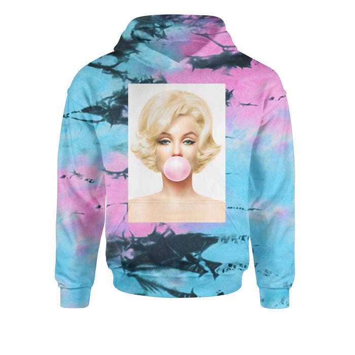 Ms. Monroe Pink Bubble Gum American Icon Youth-Sized Hoodie
