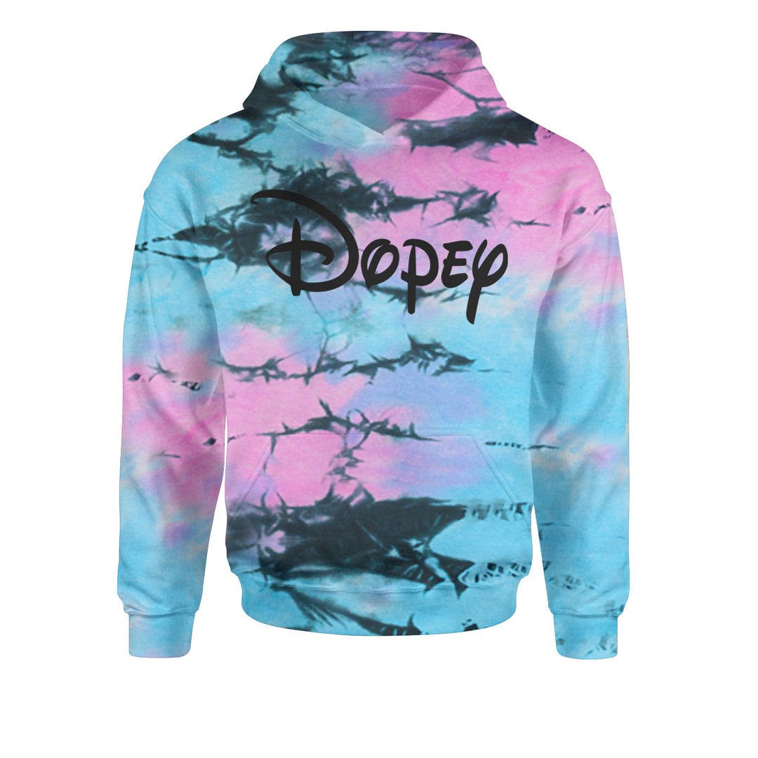Dopey - 7 Dwarfs Costume Youth-Sized Hoodie Tie-Dye Pacific