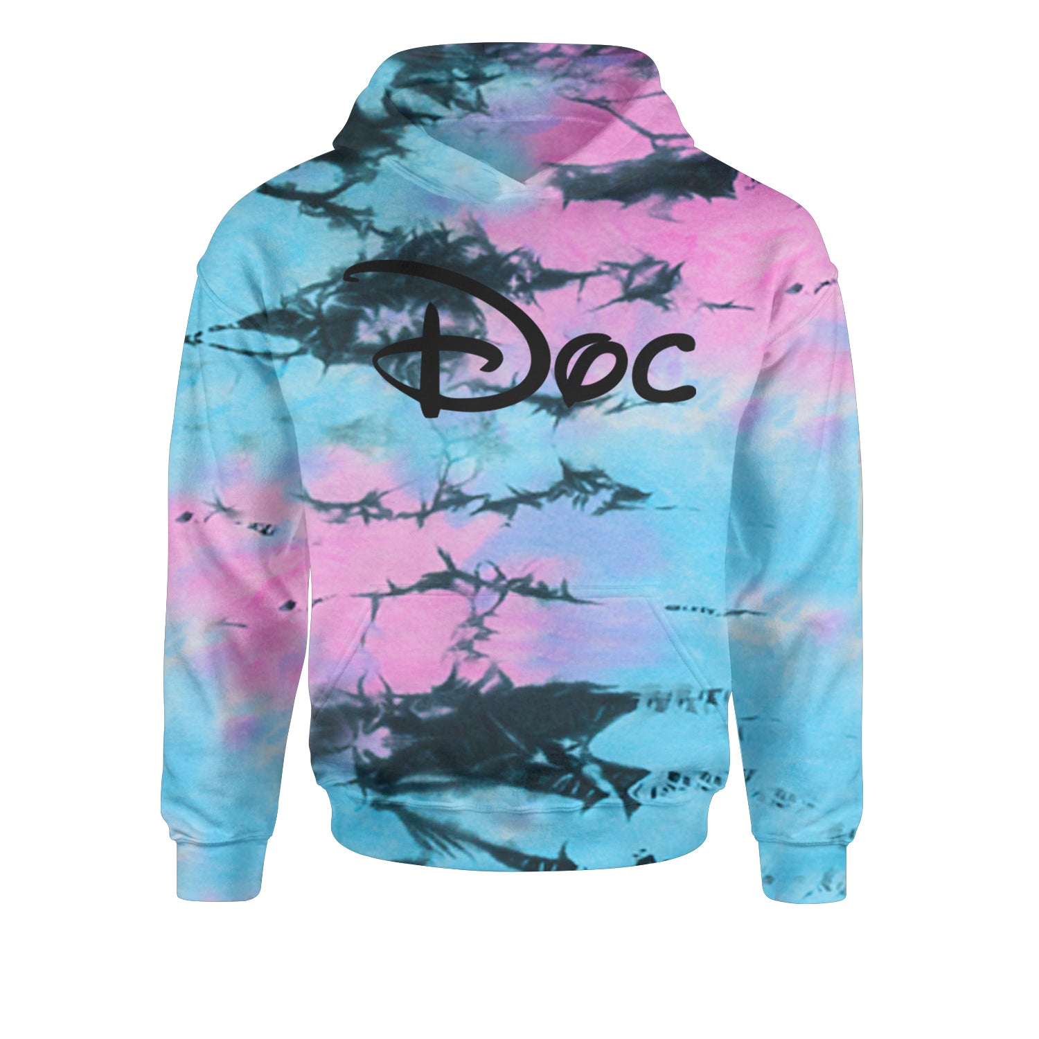 Doc - 7 Dwarfs Costume Youth-Sized Hoodie Tie-Dye Pacific