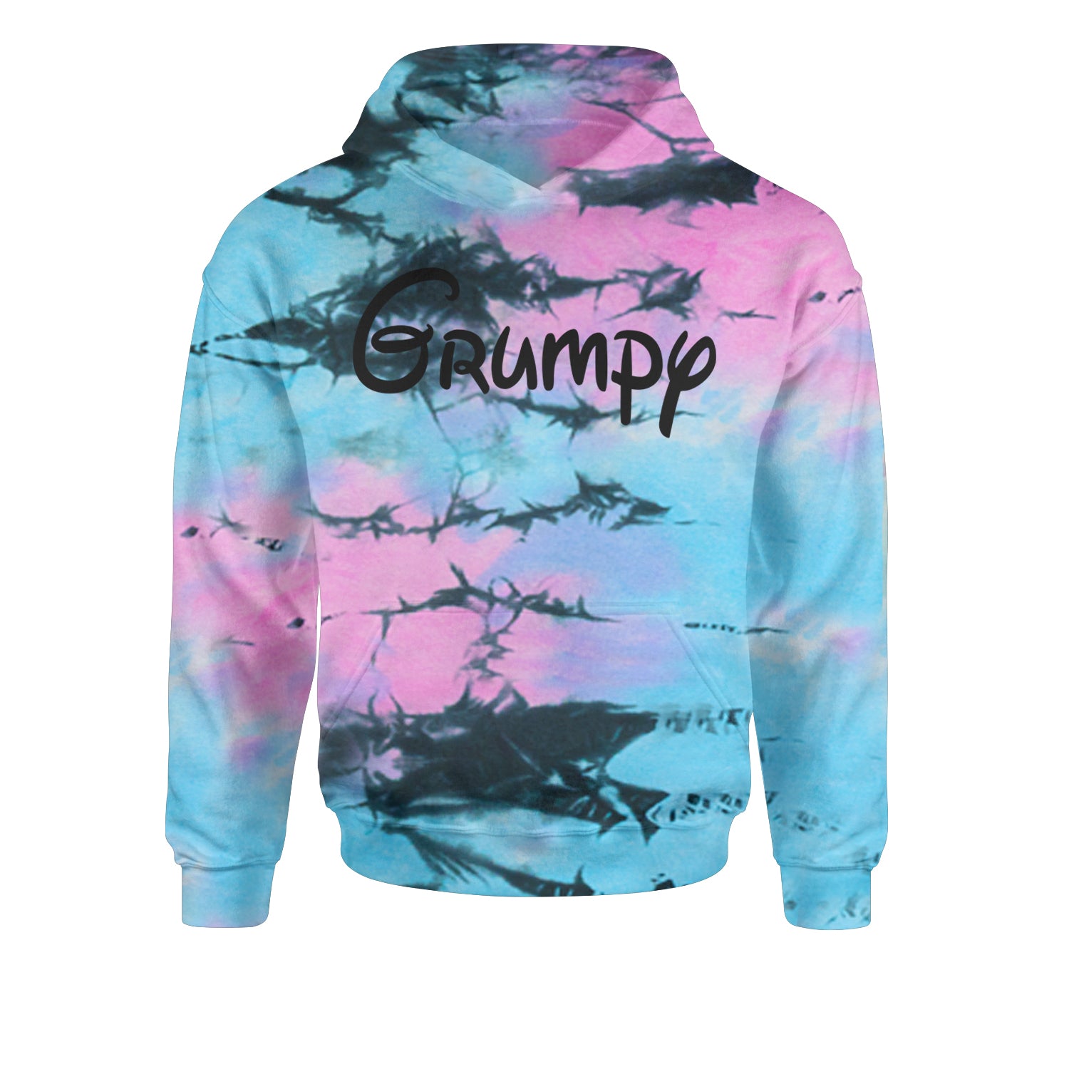 Grumpy - 7 Dwarfs Costume Youth-Sized Hoodie Tie-Dye Pacific