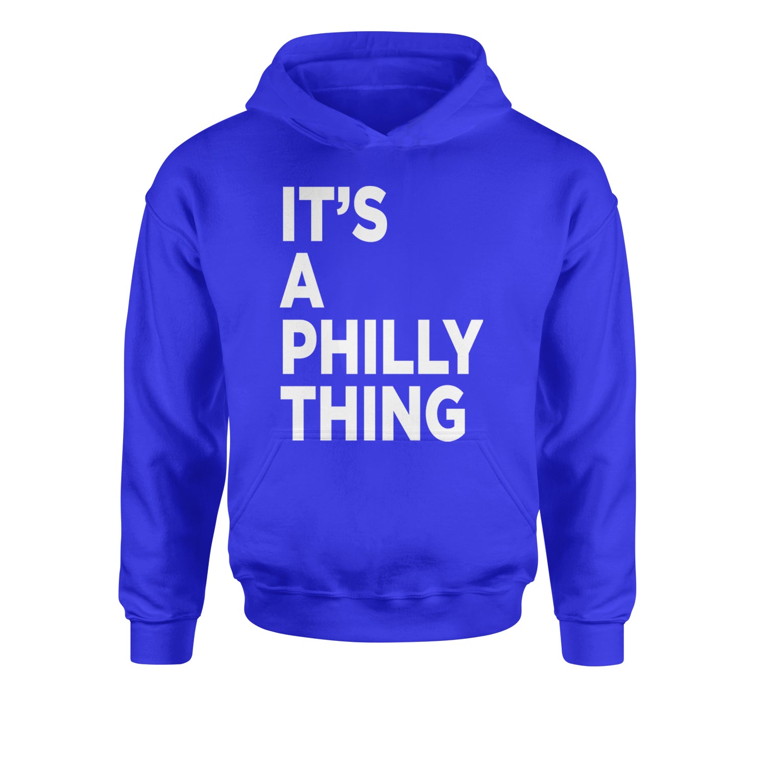 PHILLY It's A Philly Thing Youth-Sized Hoodie Royal Blue