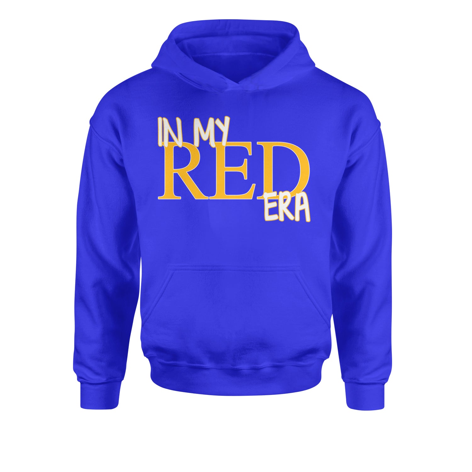 In My Red Era Kansas City Youth-Sized Hoodie Royal Blue