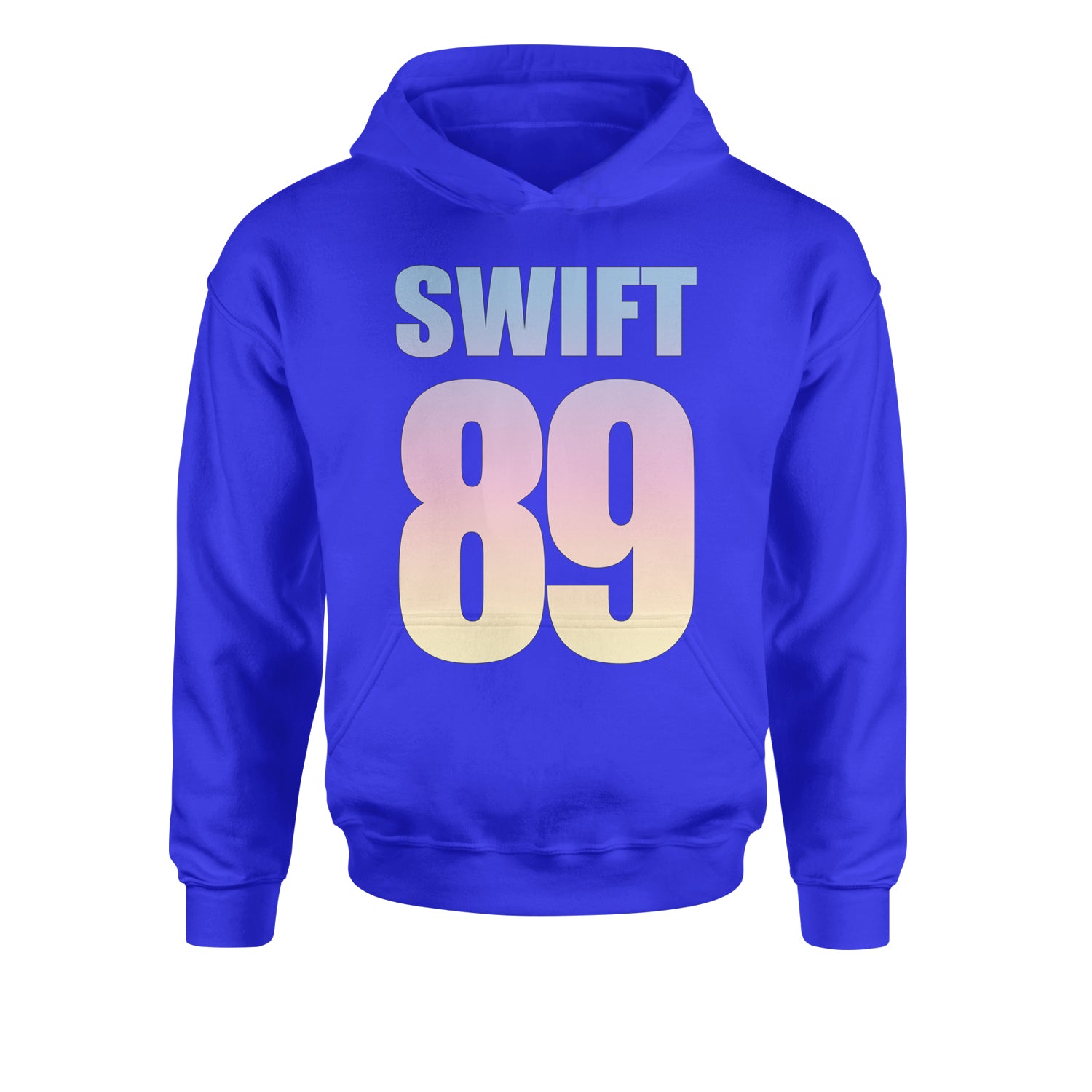 Lover Era Swift 89 Birth Year Music Fan TTPD Youth-Sized Hoodie Royal Blue