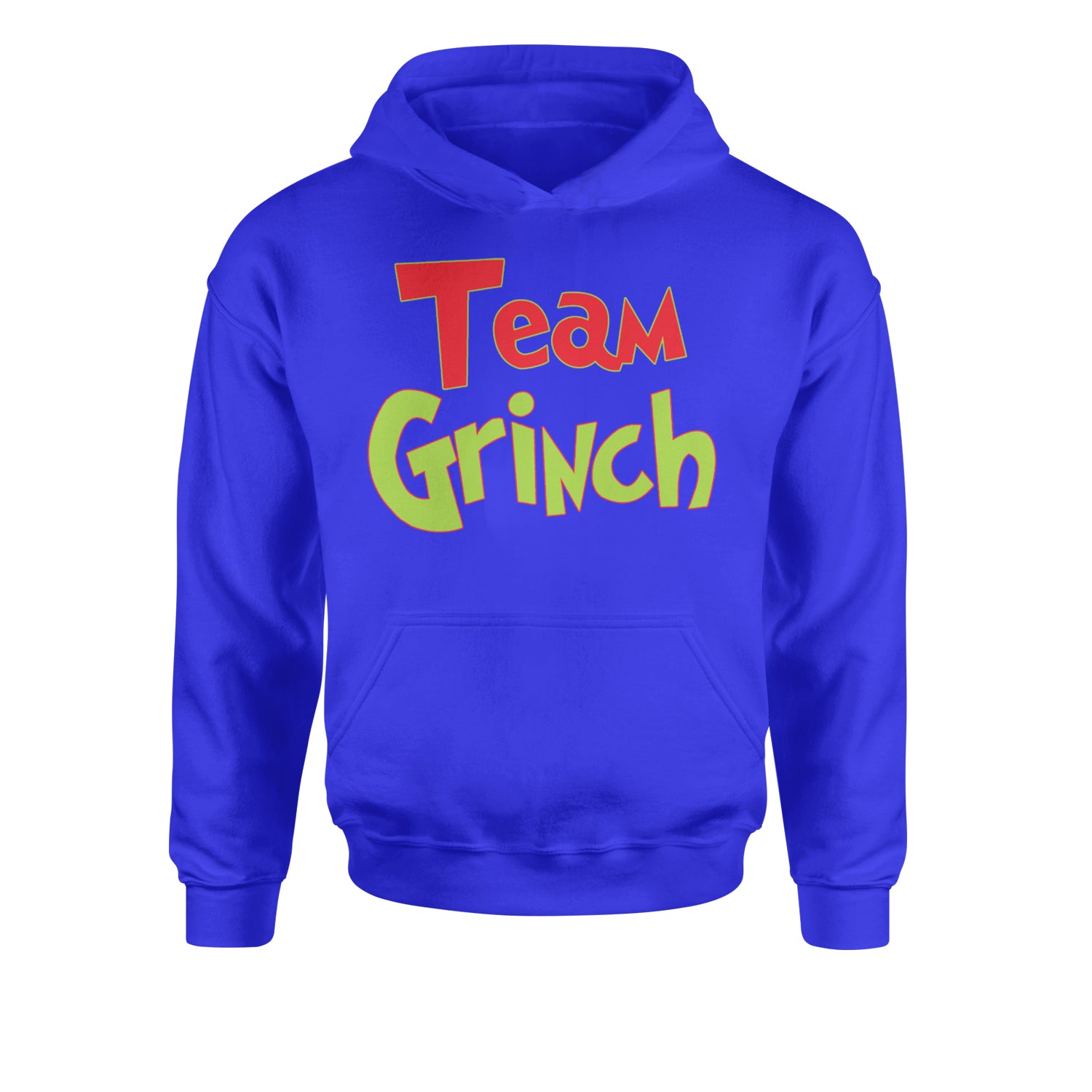 Team Gr-nch Jolly Grinchmas Merry ChristmasYouth-Sized Hoodie Royal Blue