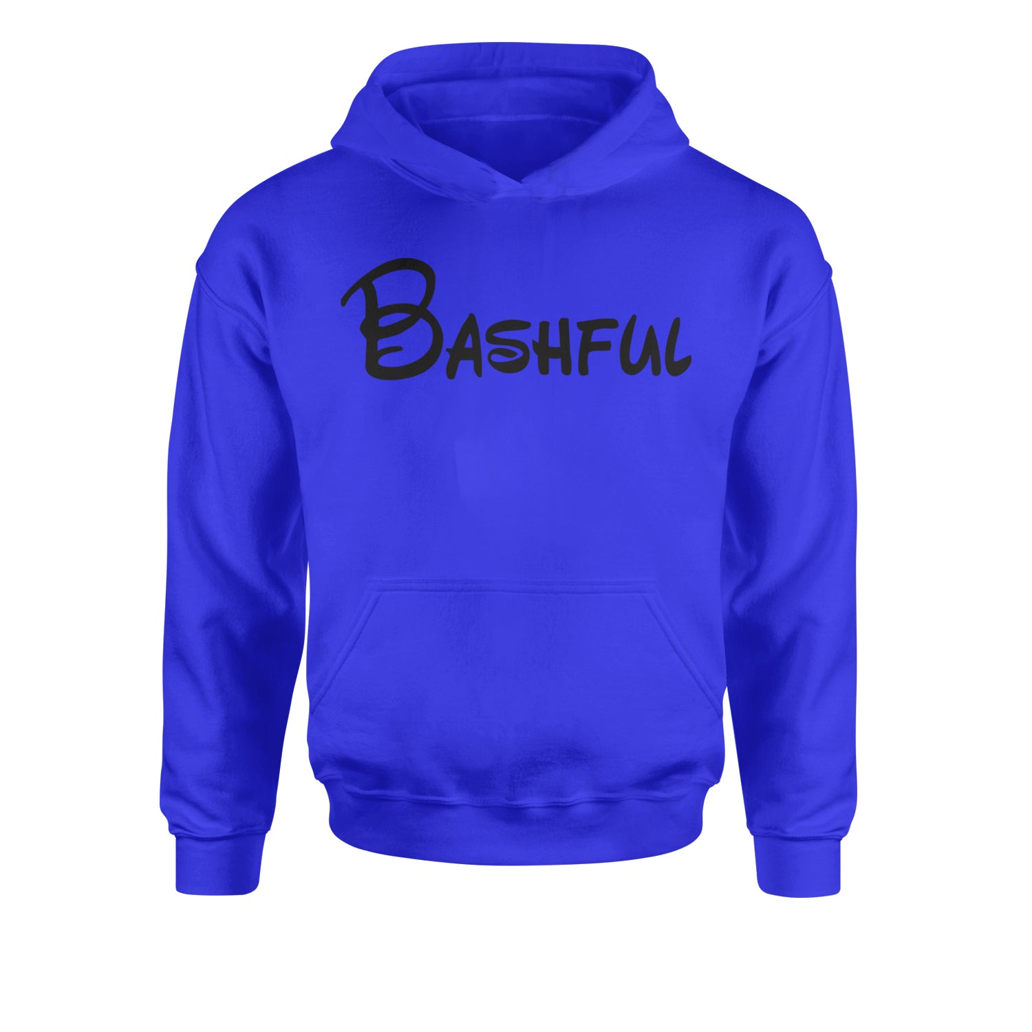 Bashful - 7 Dwarfs Costume Youth-Sized Hoodie Royal Blue