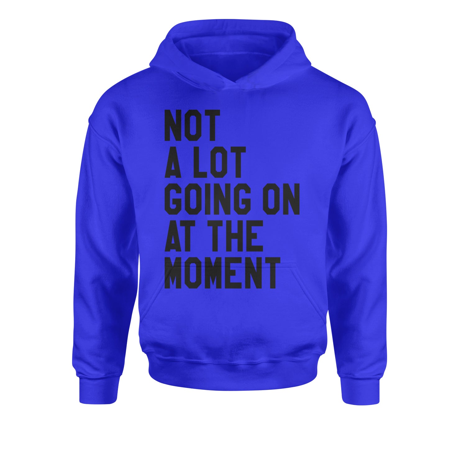 NOT A Lot Going On At The Moment Feeling 22 TTPD Youth-Sized Hoodie Royal Blue