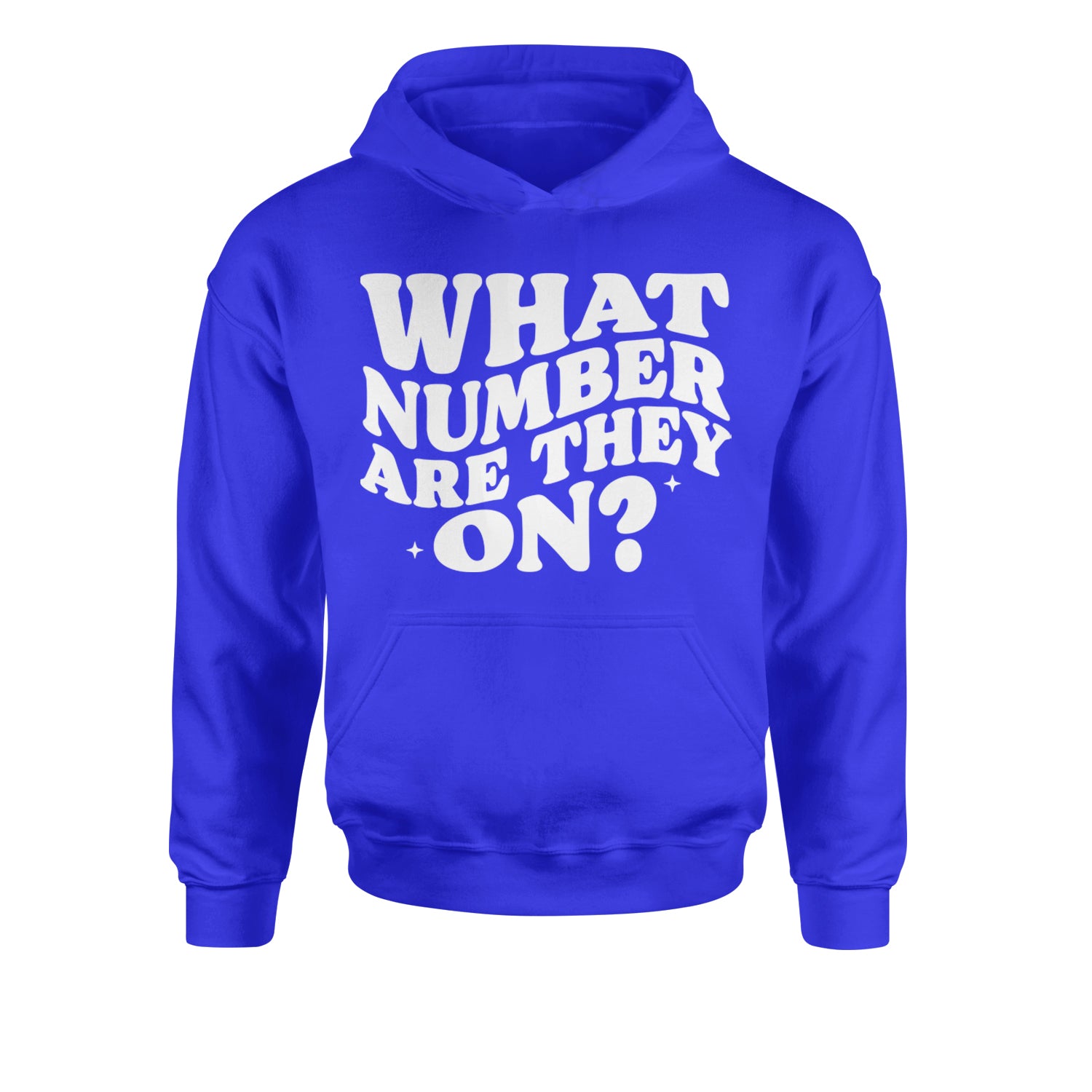 What Number Are They On Dance Youth-Sized Hoodie Royal Blue