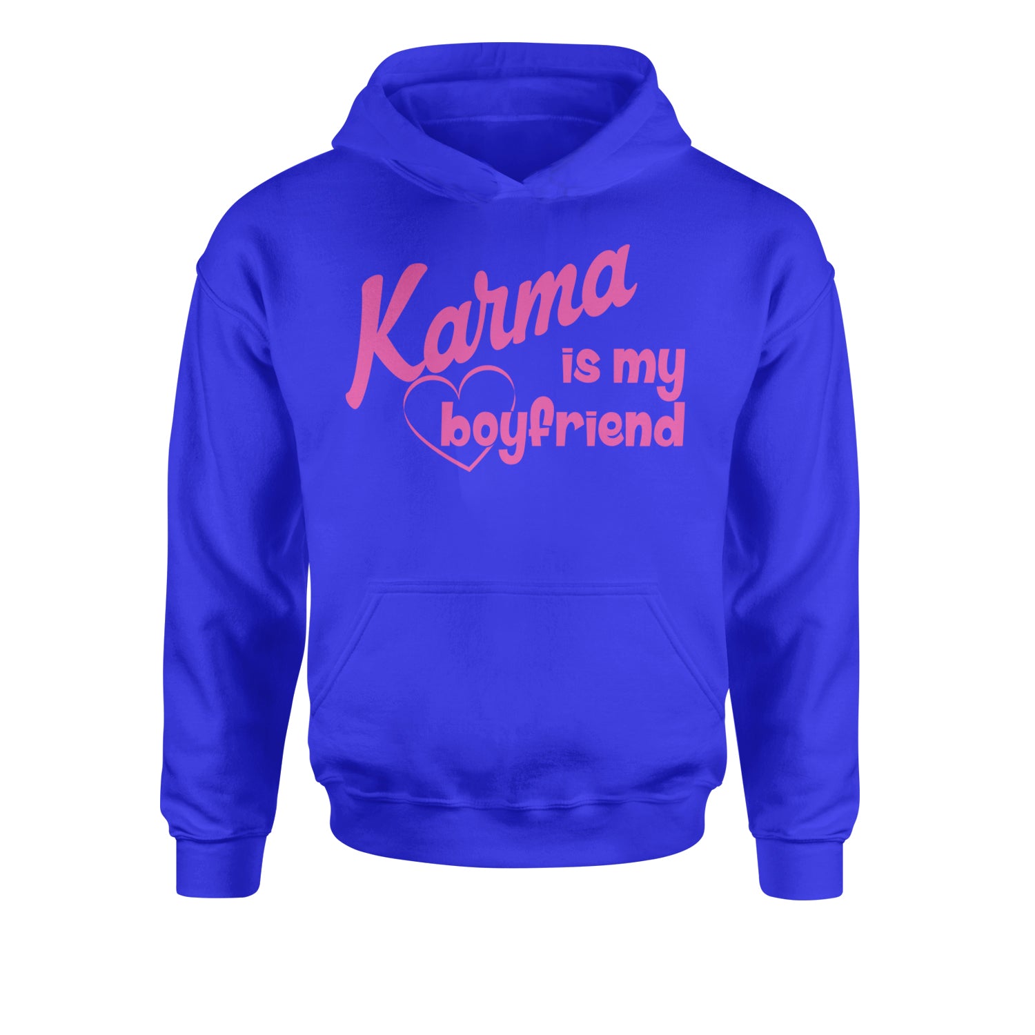 Karma Is My Boyfriend Midnight Eras  Youth-Sized Hoodie Royal Blue