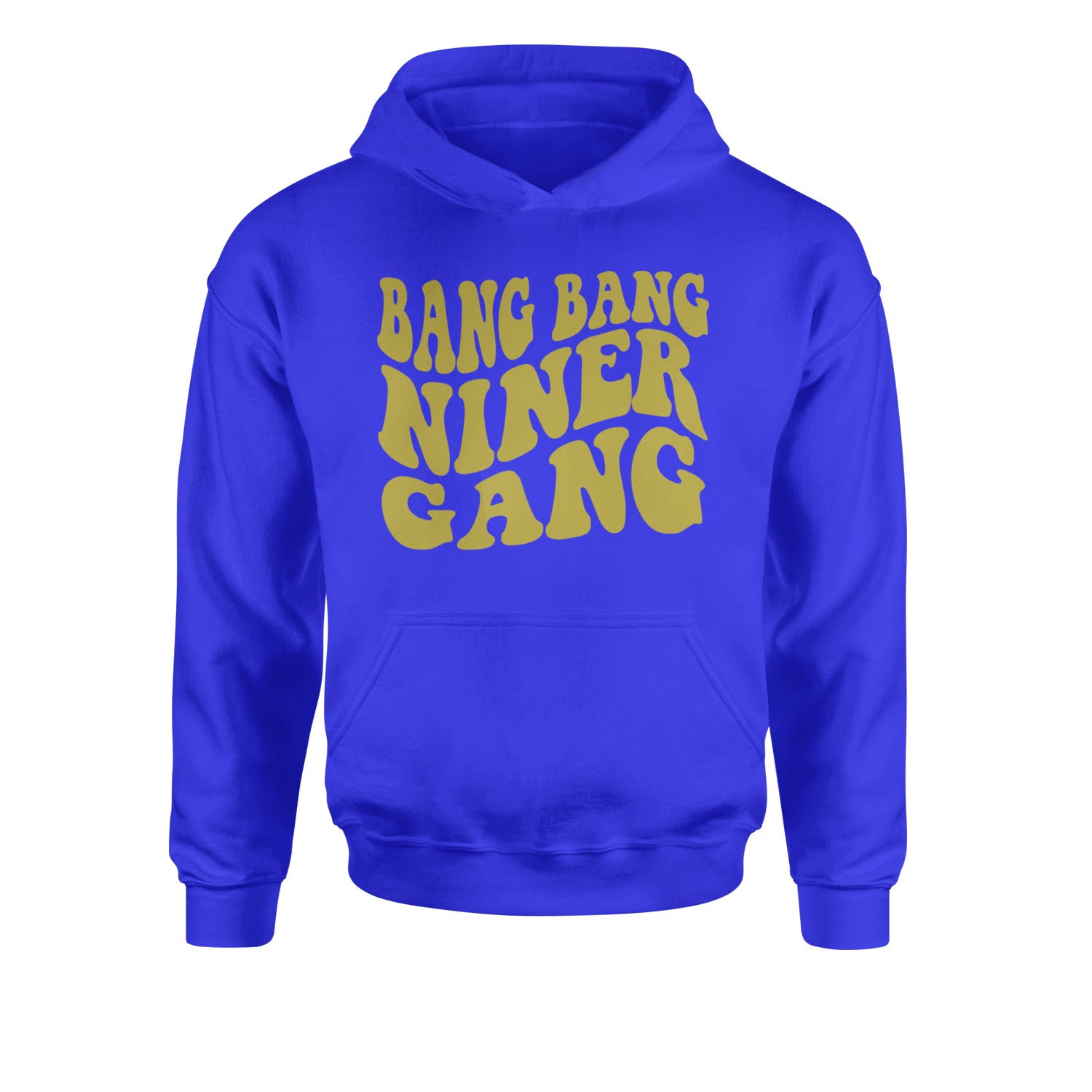 WAVE Bang Bang Nin-r Gang San Francisco Youth-Sized Hoodie Royal Blue