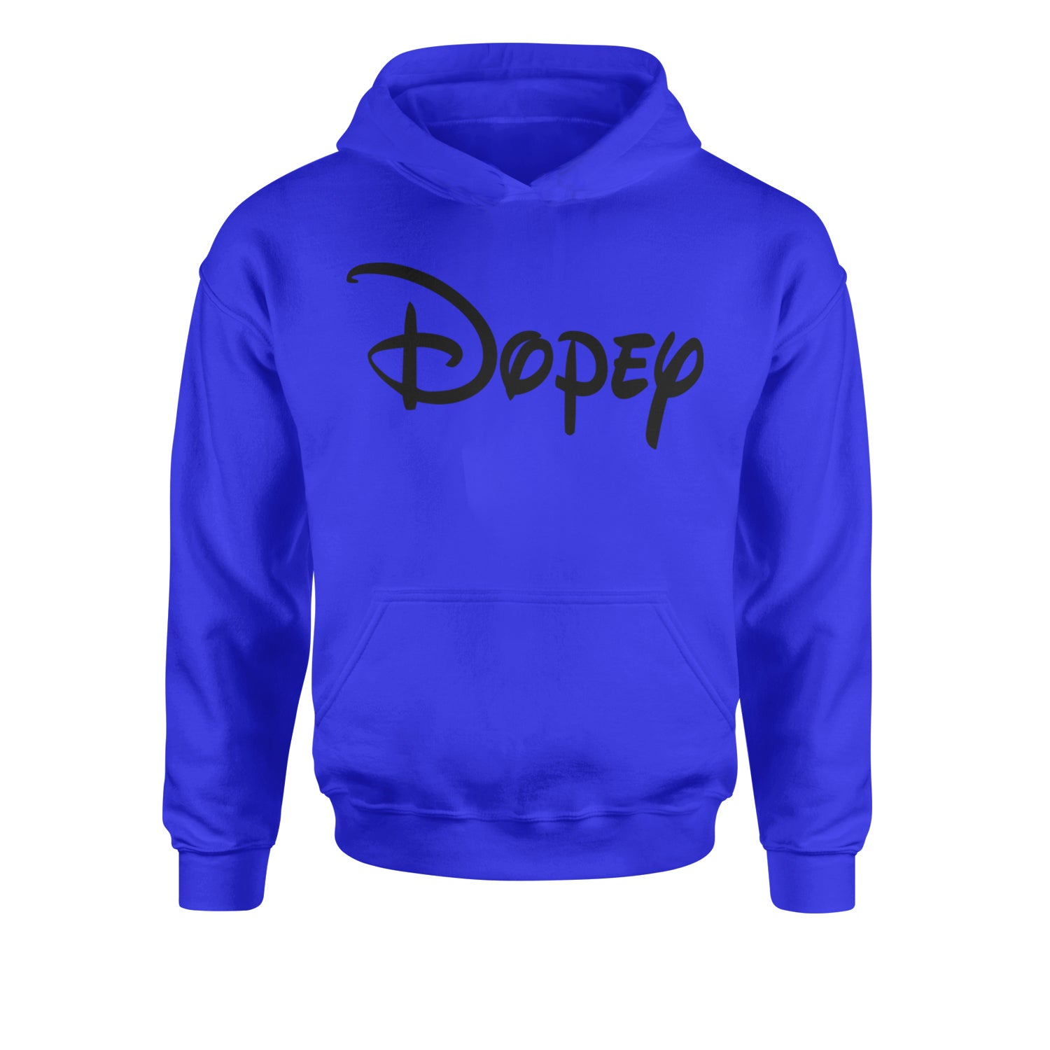 Dopey - 7 Dwarfs Costume Youth-Sized Hoodie Royal Blue