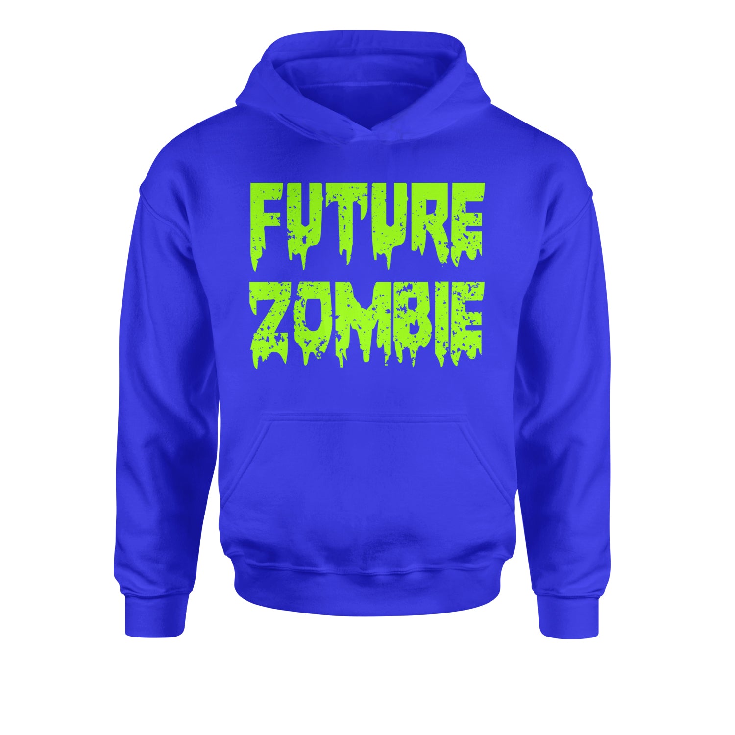 Future Zombie Horror Youth-Sized Hoodie Royal Blue