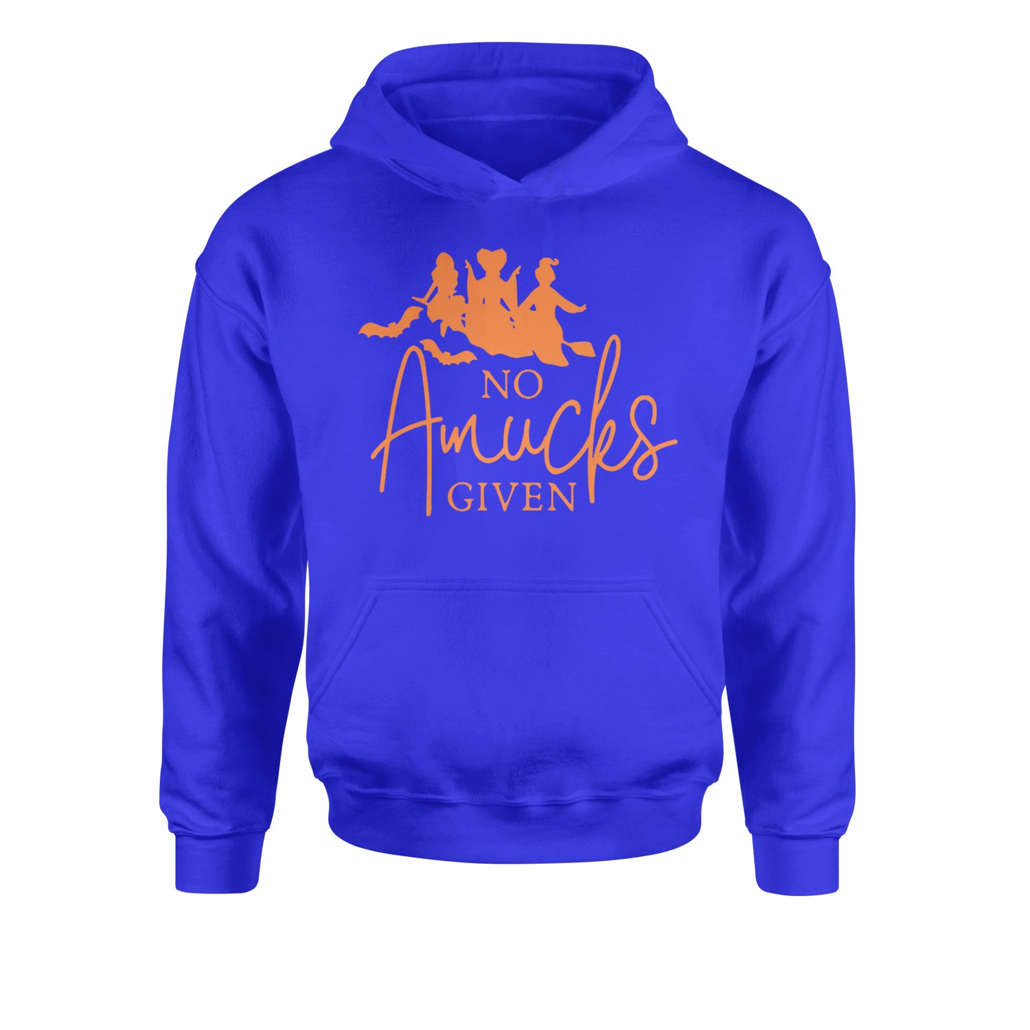 No Amucks Given Hocus Pocus Youth-Sized Hoodie Royal Blue