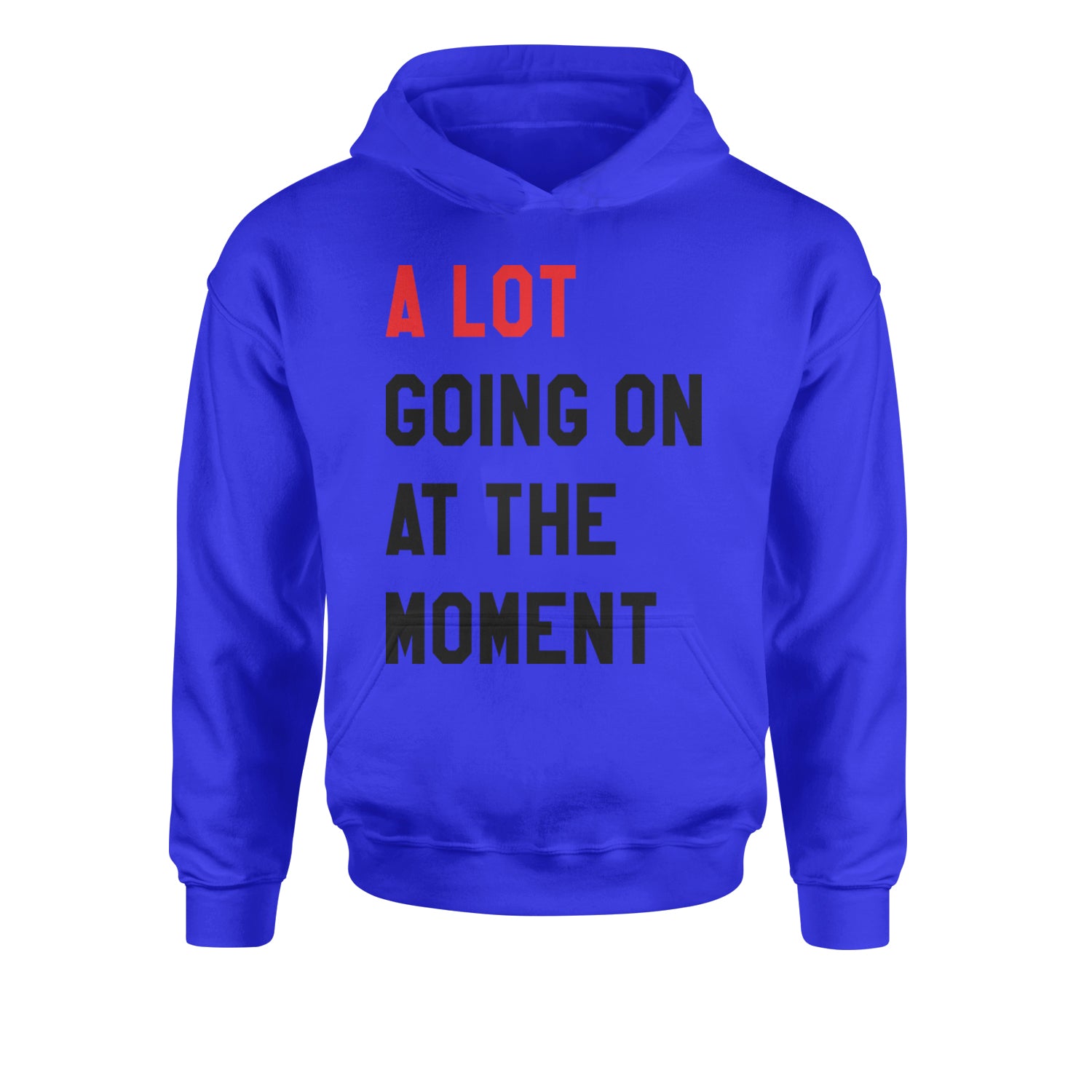 A Lot Going On At The Moment New TTPD Poet Department Youth-Sized Hoodie Royal Blue