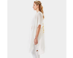 Mother Of The Bride Sheer Cover-Up Kimono Poncho | Easy On & Off Open Front | Perfect for Make-up and Hair Styling | Weddings Mom bathing suit, beach, bikini, bridal, bridal party, bride, coverup, hair, kimono, makeup, pool, poolside, suntanning, tanning,