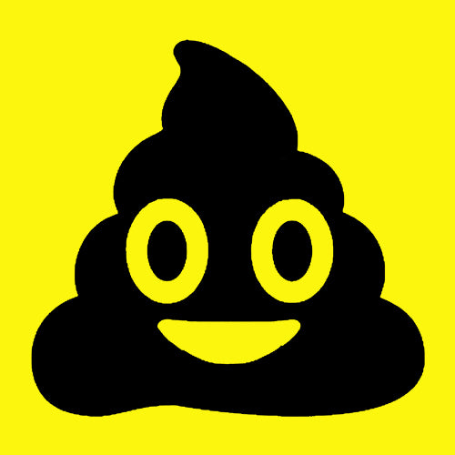 Emoticon Poop Face Smile Face Mens T-shirt cosplay, costume, dress, emoji, emote, face, halloween, smiley, up, yellow by Expression Tees