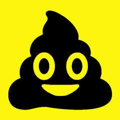 Emoticon Poop Face Smile Face Mens T-shirt cosplay, costume, dress, emoji, emote, face, halloween, smiley, up, yellow by Expression Tees