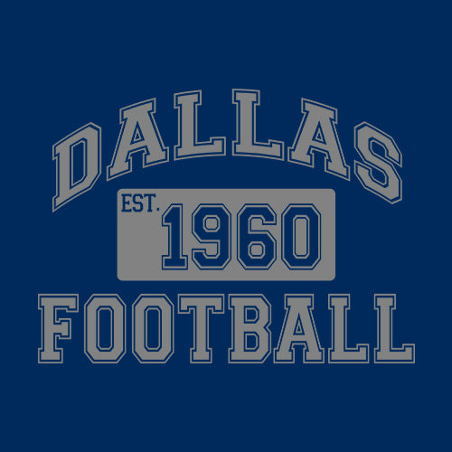 Dallas Football Established 1960 Mens T-shirt boys, dem by Expression Tees