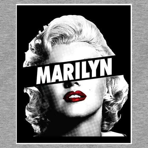 Marilyn Monroe Censored Mens T-shirt american, icon, marilyn, monroe by Expression Tees