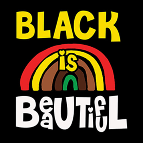 Black Is Beautiful Rainbow Mens T-shirt african, africanamerican, american, black, blackpride, blm, harriet, king, lives, luther, malcolm, march, martin, matter, parks, protest, rosa, tubman, x by Expression Tees