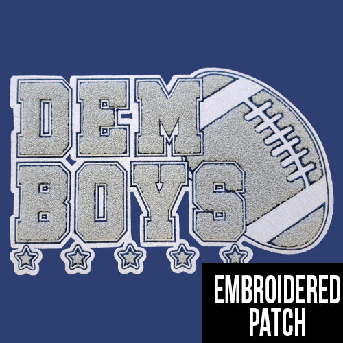 Dem Boys Embroidered Patch 2 Mens T-shirt dallas, fan, jersey, team, texas by Expression Tees