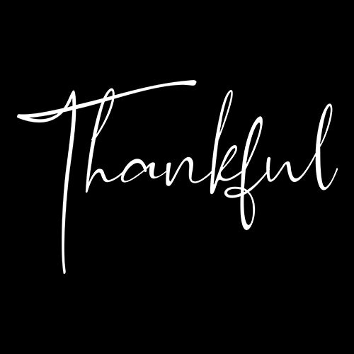 Thankful Mens T-shirt thanksgiving by Expression Tees
