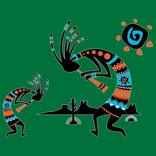 Native American Kokopelli Southwest Mens T-shirt american, hopi, indian, native, navajo by Expression Tees