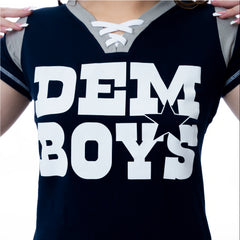 GameDay Lace-up Dem Boys Dallas Womens T-shirt 