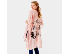 I Washed Up Like This Sea Horse Sheer Cover-Up Kimono Poncho | Easy On & Off Open Front | Perfect for the Beach, Covering Up Bathing Suit bathing suit, beach, bikini, coverup, kimono, pool, poolside, suntanning, tanning by Expression Tees