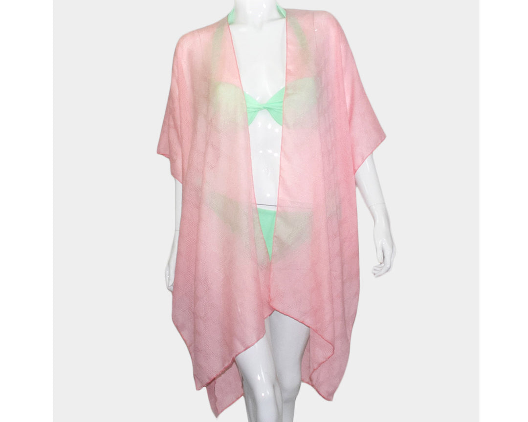 I Washed Up Like This Sea Horse Sheer Cover-Up Kimono Poncho | Easy On & Off Open Front | Perfect for the Beach, Covering Up Bathing Suit bathing suit, beach, bikini, coverup, kimono, pool, poolside, suntanning, tanning by Expression Tees