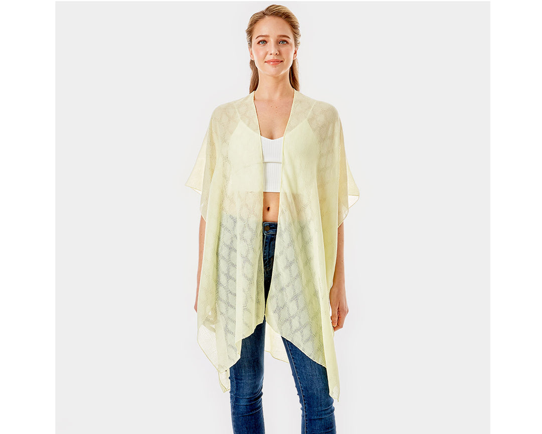 I Washed Up Like This Sea Horse Sheer Cover-Up Kimono Poncho | Easy On & Off Open Front | Perfect for the Beach, Covering Up Bathing Suit bathing suit, beach, bikini, coverup, kimono, pool, poolside, suntanning, tanning by Expression Tees