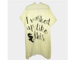 I Washed Up Like This Sea Horse Sheer Cover-Up Kimono Poncho | Easy On & Off Open Front | Perfect for the Beach, Covering Up Bathing Suit bathing suit, beach, bikini, coverup, kimono, pool, poolside, suntanning, tanning by Expression Tees