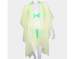 I Washed Up Like This Sea Horse Sheer Cover-Up Kimono Poncho | Easy On & Off Open Front | Perfect for the Beach, Covering Up Bathing Suit bathing suit, beach, bikini, coverup, kimono, pool, poolside, suntanning, tanning by Expression Tees