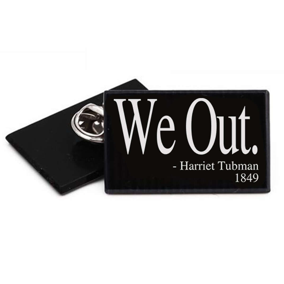 African American Heroes "Quotes" Lapel Pin 5 Pack african american, harriet tubman, huey newton, lapel pin, Malcolm x, martin luther king, rosa parks by Expression Tees