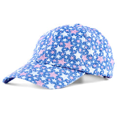 Blue Stars Satin-Lined Baseball Hat fleur, fleurdelis, football, new orleans, neworleans, nola, saints, who dat, whodat by Expression Tees