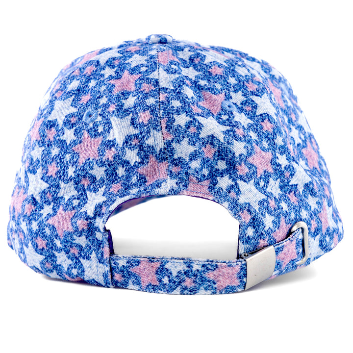 Blue Stars Satin-Lined Baseball Hat fleur, fleurdelis, football, new orleans, neworleans, nola, saints, who dat, whodat by Expression Tees