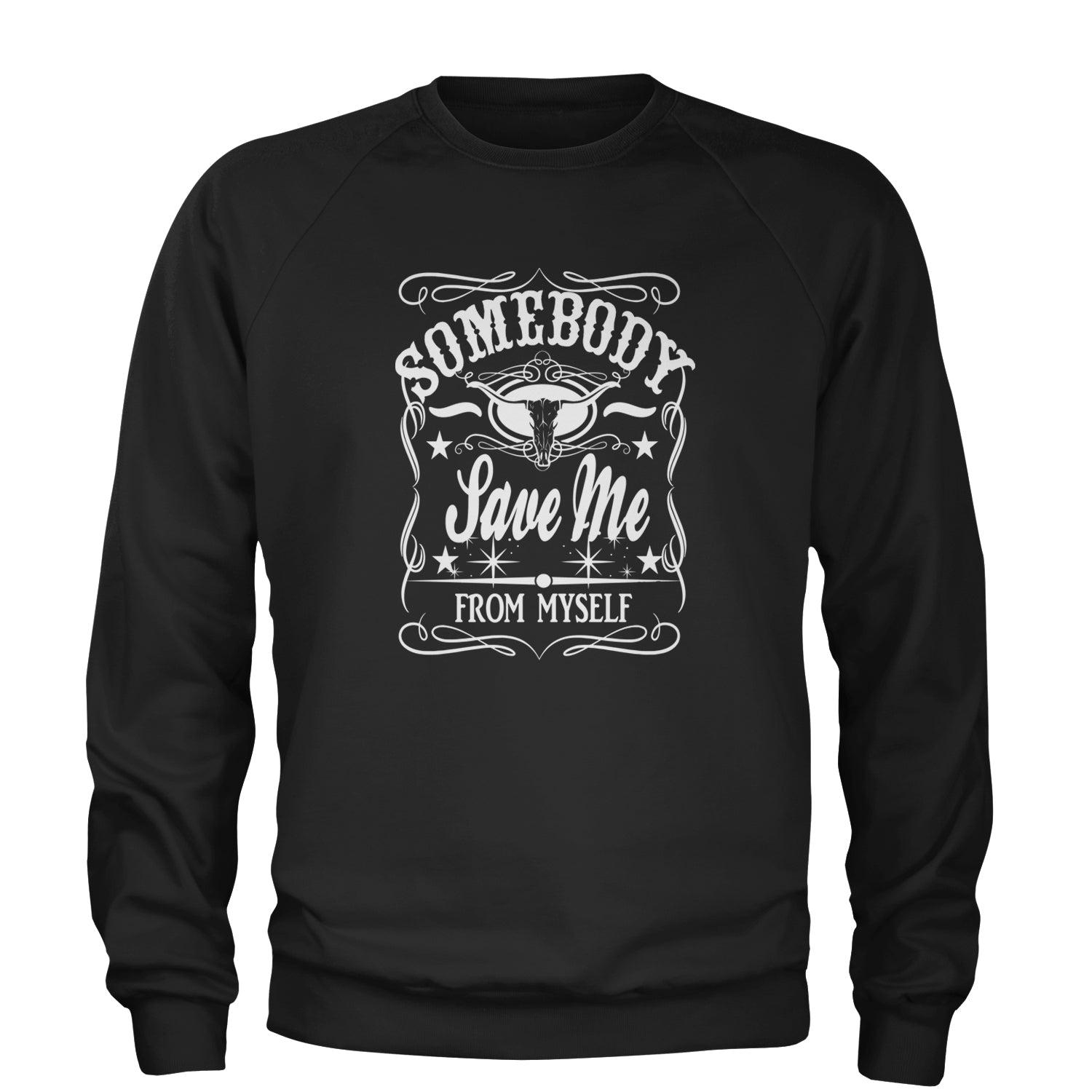 Somebody Save Me From Myself Son Of A Sinner Adult Crewneck Sweatshirt