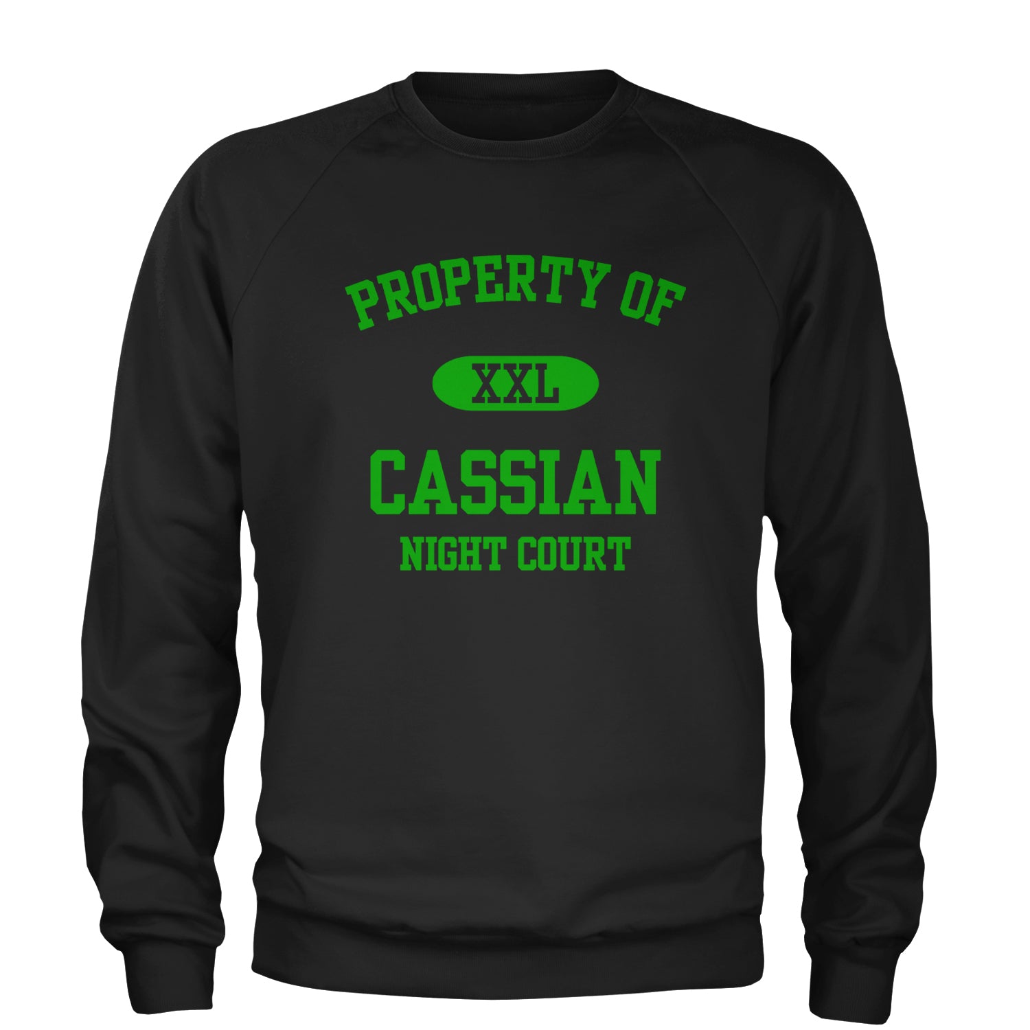 Property Of Cassian ACOTAR Adult Crewneck Sweatshirt acotar, court, maas, tamlin, thorns by Expression Tees