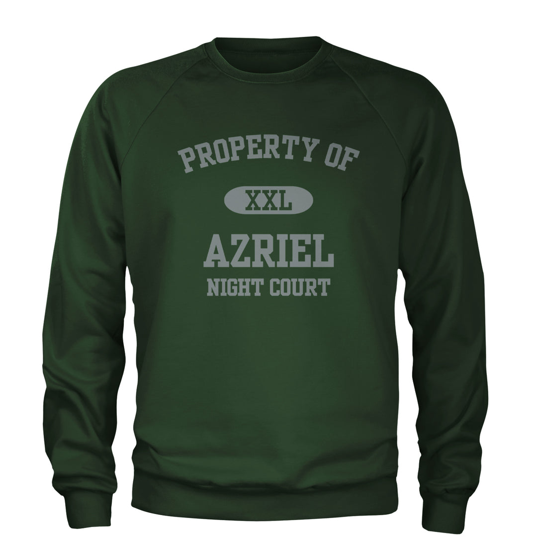 Property Of Azriel ACOTAR Adult Crewneck Sweatshirt acotar, court, maas, tamlin, thorns by Expression Tees